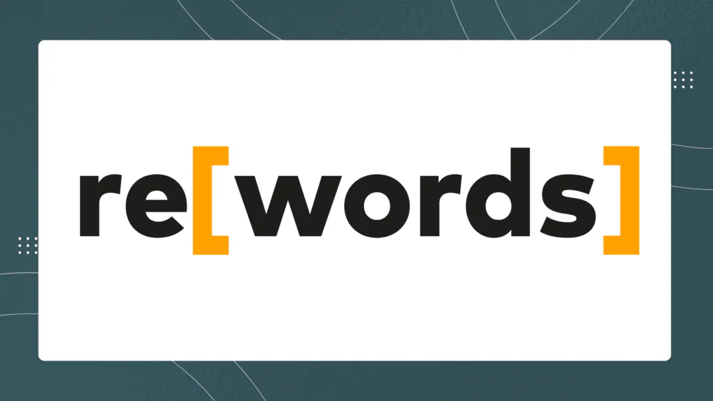 rewords is live